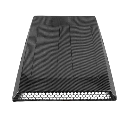 XCZFHYLA Car Hood Vent Trim Carbon Fiber Pattern Bonnet Hood Air Intake Trim Car Hood Air Intake Inlet Scoop Universal for Vehicle