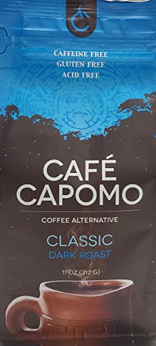 Capomo Herbal Coffee Substitute - Acid, Caffeine And Gluten Free - Natural Dark