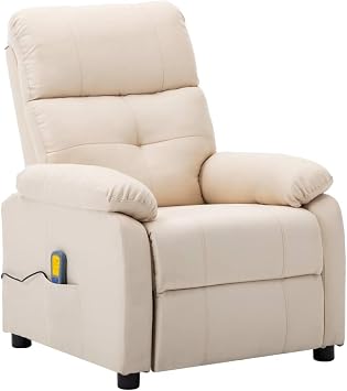 Massage Recliner Massage Chairs Full Body and Recliner,Best Massage Chair,Massage Chair Zero Gravity Full Body,shiatsu Massage Chair,Cream Fabric