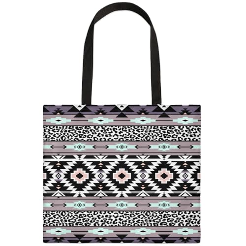 Mularoka Vintage Graphic Flowers Square Canvas Tote Bag Top Handle Purses Stylish Women Canvas Shoulder Tote Bags Reusable Handbags for Work Travel Picnic Beach Shopping Gym Hiking