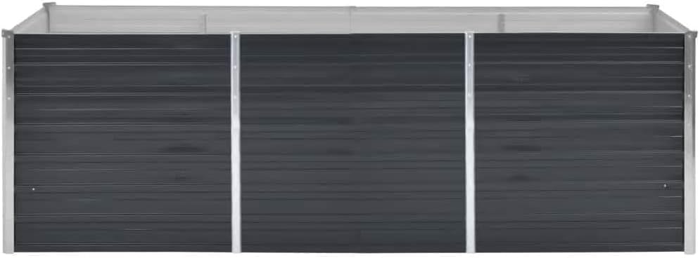 מלמעלה למטה view of the assembled raised garden bed