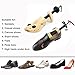 EchoDone Pair of 2 Way Wood Shoe Trees for Men Shoe Stretcher Adjustable Unisex Shaper for Shoe Large Size for Men and Women, Women's Size 10 to 13.5 Man's Size 9 to 13