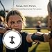 YHomU Archery Arm Guard Set, 4 Rubber Forearm Protectors for Youths, Lightweight, Adjustable Straps, Vented 0.6 Oz / 17 G, Ideal for Young Archers