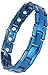Produktbild MPS® Herren Magnetische Armband, Polaris Titan Magnetarmband für Männer, Mit Tool zum Entfernen von Links, Blau
