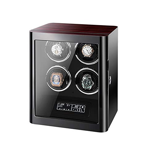 Zyy Automático Cajas Giratorias para Relojes con Tranquilo Motor, por 4 Relojes,...