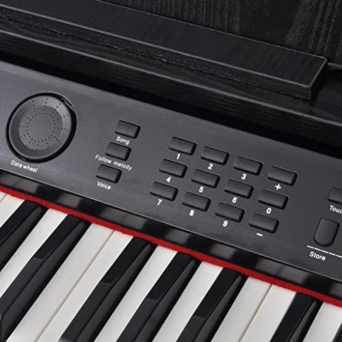 vidaXL Piano Numérique Pédale 88 Touche Noir Panneau Mélamine Piano Électrique - Les Beatles, Paul McCartney, John Lennon, RIngo Starr, George Harrison vidaXL Piano Numérique Pédale 88 Touche Noir Panneau Mélamine Piano Électrique – Image 6