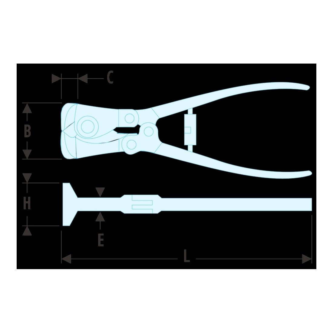 Pince A Denuder Facom Pince Coupante Diagonale FACOM 192A.18VE