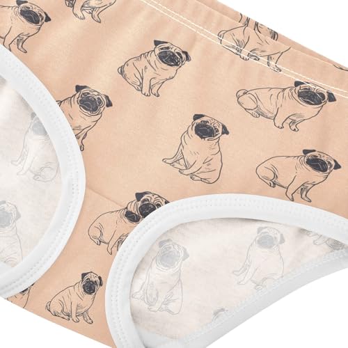 Girls Underwear Soft Cotton Pugs Kids Panties in Sizes 2/3t, 4t, 5t, 6 and 84