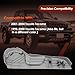Driver Side Seat Trim Panel Bezel Cover LH, Compatible with 2001-2004 Toyota Tacoma Bucket Seats, Replaces# 71812-04010-B2 (Gray)