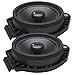 PowerBass OE Series Direct Replacement Speakers with Front Tweeters Compatible with Chevy Silverado Crew Cab Pickup 14-20