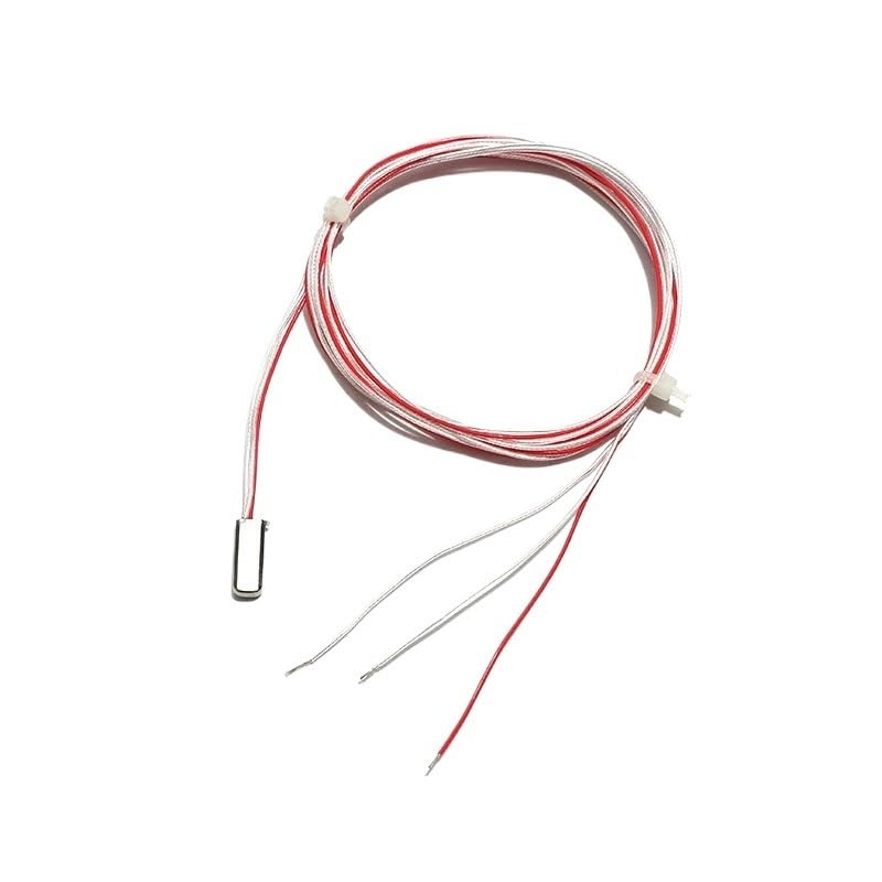 Patch PT100 Thermal Resistance Temperature Sensor Copper Nickel Probe 18.2 * 7.3 * 3.6mm/15 * 6.5 * 3.1mm PTFE 0.5m/1m/2m/3m 3-Wire