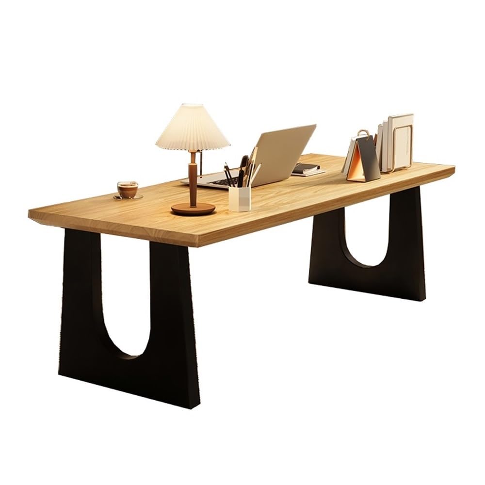 Acrittura Moderna e spaziosa scrivania for PC portatile(Natural,4XL)