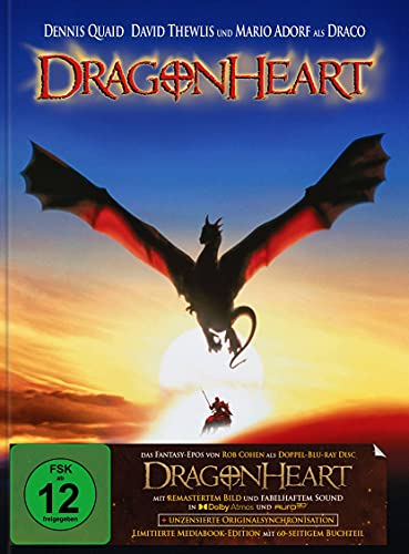 Dragonheart - Remastered Mediabook Edition (Classic Artwork) (Doppel-Blu-ray mit Dolby Atmos + AURO- - Mehr Infos/Bestellen