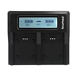 Cargador rápido de baterías doble y adaptador CA para baterías de la serie L.