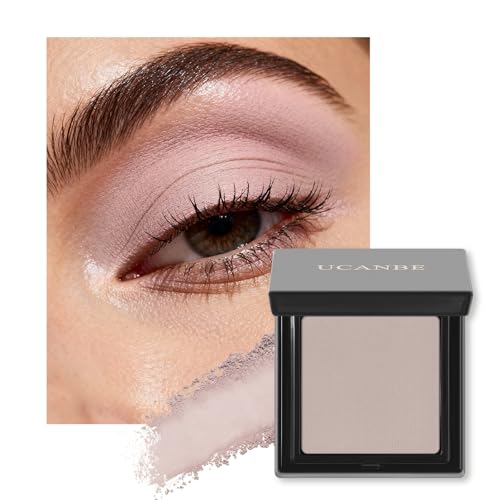 UCANBE Tapestry Taupe Single Eyeshadow Palette, Highly Pigmented Shimmer Eye Shadow Powder, Professional Long-Lasting Waterproof Makeup Palette