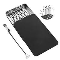 Dritte Hand Löten mit Magnetfuß, 12 Stück Flexible Schwanenhälse Helfende Hand mit Eisenkasten, 360 Grad Mini Verstellbare Löthilfe Dritte Hand, Sicherer Halt für Präzisionsarbeiten Löten Modellbau