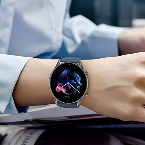 Amzpas Silicone Band For Amazfit Gtr 3 Pro/ Gtr 3/ Gtr 2E/ Gtr 2/ Gtr 4/ Amazfit Gtr 47Mm Smart Watch, 22Mm 4 Pack Soft Quick-Release Replacement Wristband With Simple Buckle, Sport Strap For Men Women #TOP4