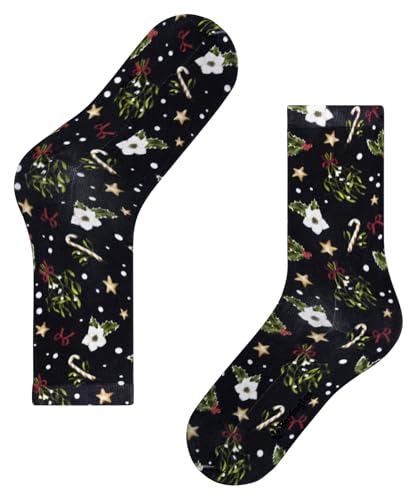 Calcetines transpirables de algodón Burlington mujer con divertidos estampados navideños Fancy 5