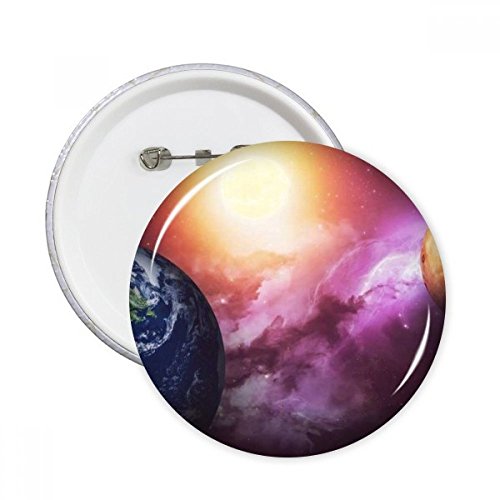 Pins Planète Terre Rouge cadeau multicolore original à offrir en lot