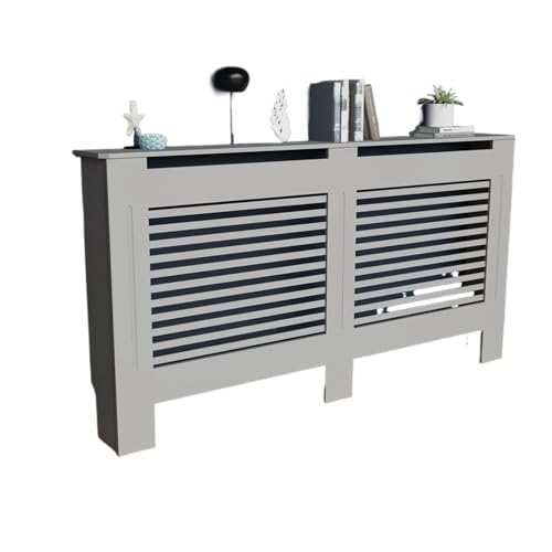 Mueble cubre radiador grande con rejilla superior de ventilación