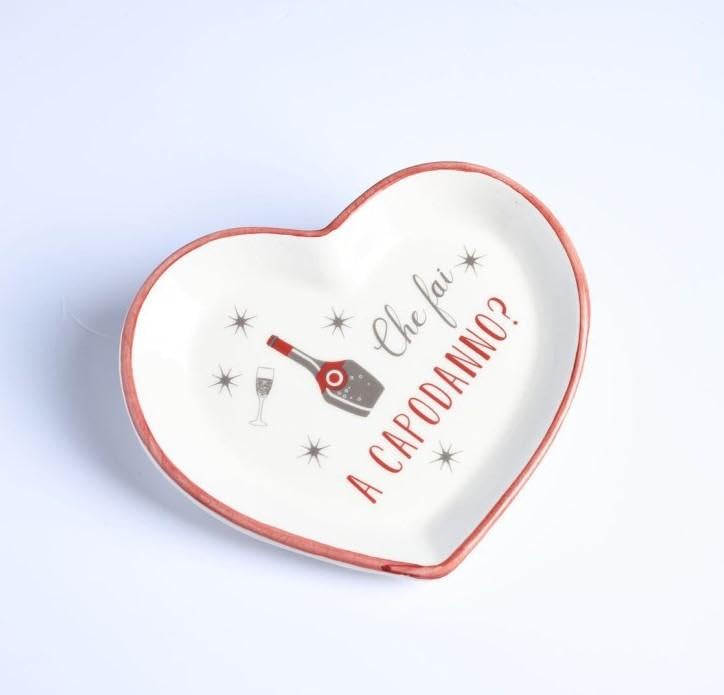 Que hacer en Nochevieja ideas de decoración con corazón pequeño de madera y texto de año nuevo