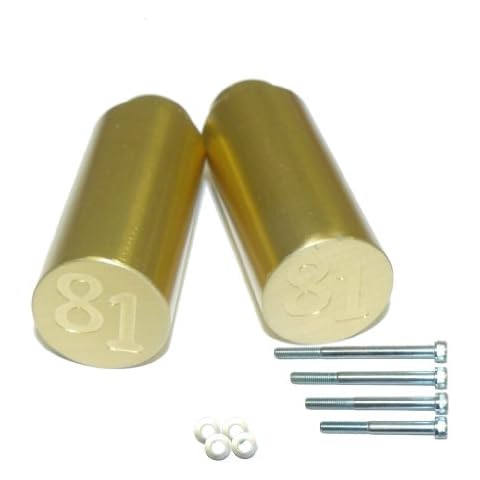 81 Customs Scooter Stunt Pegs - Gold Cover