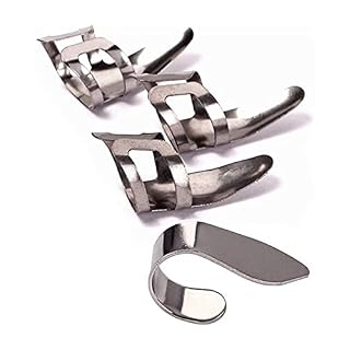 Lot de 4 médiators en métal pour guitare acoustique, banjo, ukulélé (doré argent) (couleur : argent) - Les Beatles, Paul McCartney, John Lennon, RIngo Starr, George Harrison Lot de 4 médiators en métal pour guitare acoustique, banjo, ukulélé (doré argent) (couleur : argent) – Image 3