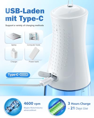 Nasal Irrigation System, 300ml, Sinus Rinse Machine (Royal Blue) - Image 3