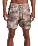 RVCA Mens Yogger V Atheltic Sport Shorts - Watercolor Camo | Small