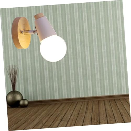 Lámpara de pared E27 en hierro blanco con diseño moderno minimalista para cabecero de cama 4
