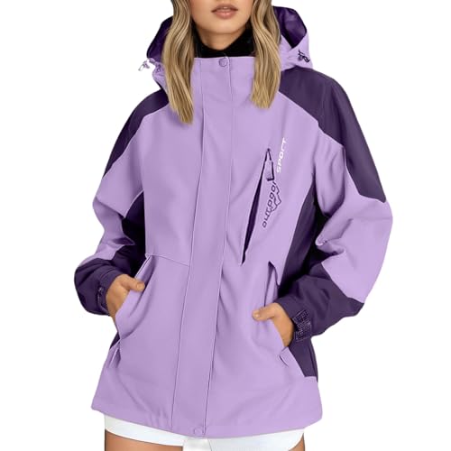 Chaqueta cortavientos ligera mujer para abrigarse del viento y lluvia