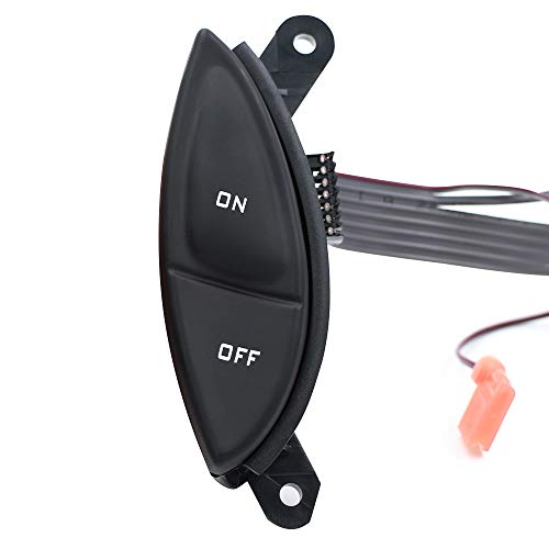 hikotor Steering Wheel Mounted Cruise Control Switch Button Kit with Cable Replacement for Ford Explorer Sport Trac Ranger F150 Mercury Mountaineer Mazda B3000 Fits to F87Z9C888BB SW-5928 F87A9D809BA