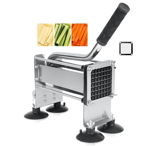 Cortador manual de papas profesional de acero inoxidable miniatura 1