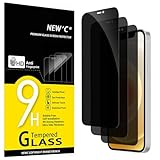 NEW'C 3 Stück, Sichtschutz für iPhone 12,iPhone 12 Pro für Panzerglas (6,1 Zoll) für...