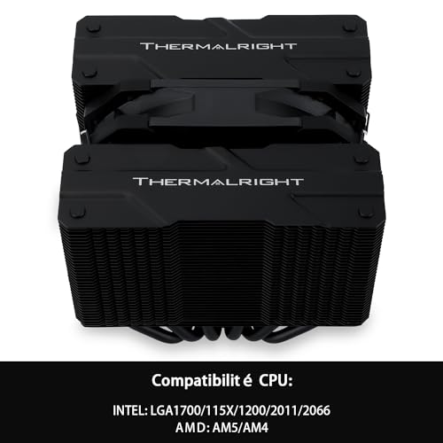 Thermalright Peerless Assassin 120 MINI Czarny CPU, 6 heatpipes, 120 mm, wentylator PWM TL-D12B, wysokość 135 mm, chłodz