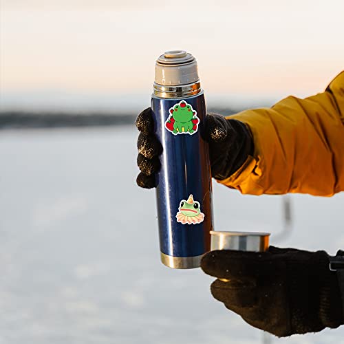 Frog Animal Stickers Aesthetic Vinyl Graffiti Waterproof Sticker For Water Bottle Helmet Laptop Car Cabinet Skateboard Decals Novelty Christmas Gift Ideas For Teens Girls Kids 50 Pcs #TOP4