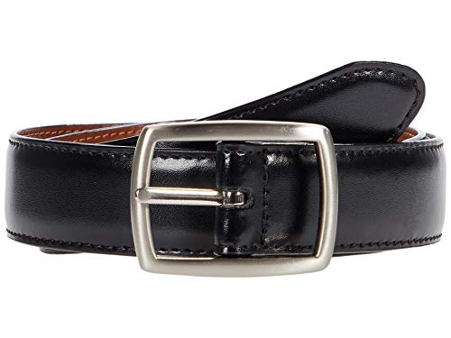 Florsheim Boy's Reversible Leather Belt (Big Kids) Black/Cognac 22 #TOP30