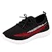 Whyeasy Chaussure de Securité de Basket-Ball en Mesh Respirant Dentelle Chaussures de Coussin d'air Respirantes et Confortables 36-41(Noir,41)