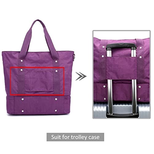 Nylon Travel Bag Ladies Carry Fitness Travel Tote Shoulder Bag Large Capacity Weekend Tote3