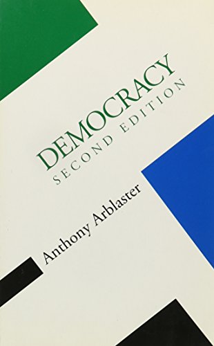 Democracy (Concepts Social Thought)