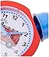 TFA Dostmann Analoger Kinderwecker TatüTata, 60.1011.05, Feuerwehr Uhr, für Kinder, analog, einfache Bedienung, Rot, L158 x B68 x H173 mm
