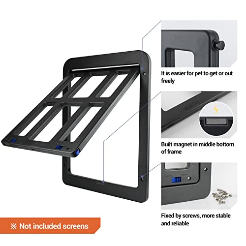 PETLESO Canine Door for Sliding Door, Lockable Canine Display screen Door with Magnetic Closure Simple Set up Pet Door for Canines Cats, 11″x13″ Black PETLESO Canine Door for Sliding Door, Lockable Canine Display screen Door with Magnetic Closure Simple Set up Pet Door for Canines Cats, 11″x13″ Black