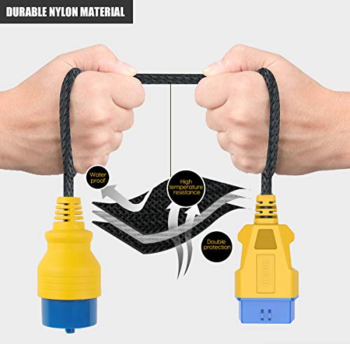Ourantools Obd-2 Extension Cable Adapter Compatible For Bmw, 20Pin 40Cm/15.74” Diagnostic Extender Cord With Strengthen Nylon Material For Car Diagnostic Tool #TOP3