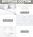 Superior Egyptian Cotton 300 Thread Count Duvet Cover Set, Includes 1 Duvet Cover With Button Closure, 1 Pillow Sham, Soft, Luxury, Lightweight Bedding, Sateen Weave, Twin, White