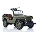 wheelfun US in Stock, Hg 1/14 4X4 Electric Military Truck Hg4 58 Convertible Off Road Combat Vehicle Remote Control Car 2Speed Light Sound Motor Hobby Grade Model for Birthday Gift(Green)