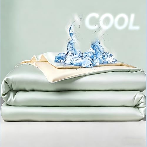 Colcha refrescante seda de hielo lavada ropa de cama premium de doble cara 6