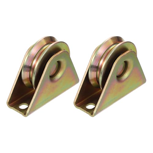 Roulettes à rainure en V de 7 cm pour machines industrielles et rails
