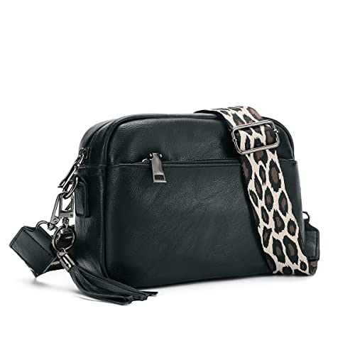 KL928 Small Crossbody Bag for Women, Soft FAUX Leather Cell Phone Purse，Adjustable Strap Shoulder Handbags Wallet Purse | Small, Soft, Adjustable Strap Apricot