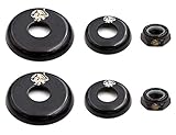 Skateboard Kingpin Nuts Truck Cup Washer Replacement Kit for Skateboard & Longboard Upper/Lower Bush