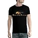 Ford Mustang Grigliata Oro Logo Uomo T-Shirt Nero L